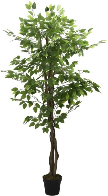 Ficusbaum Künstlich 756 Blätter 150 cm Grün - Vidaxl