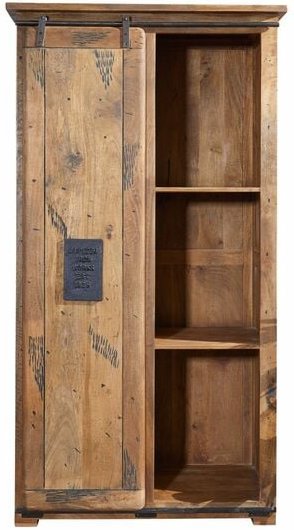 Schrank Mango 100x60x190 natur lackiert railway 116