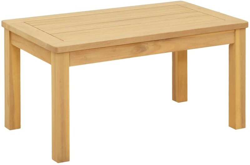 Couchtisch Helles Akazienholz 70 x 40 x 36 cm Massivholz Akazie vidaXL