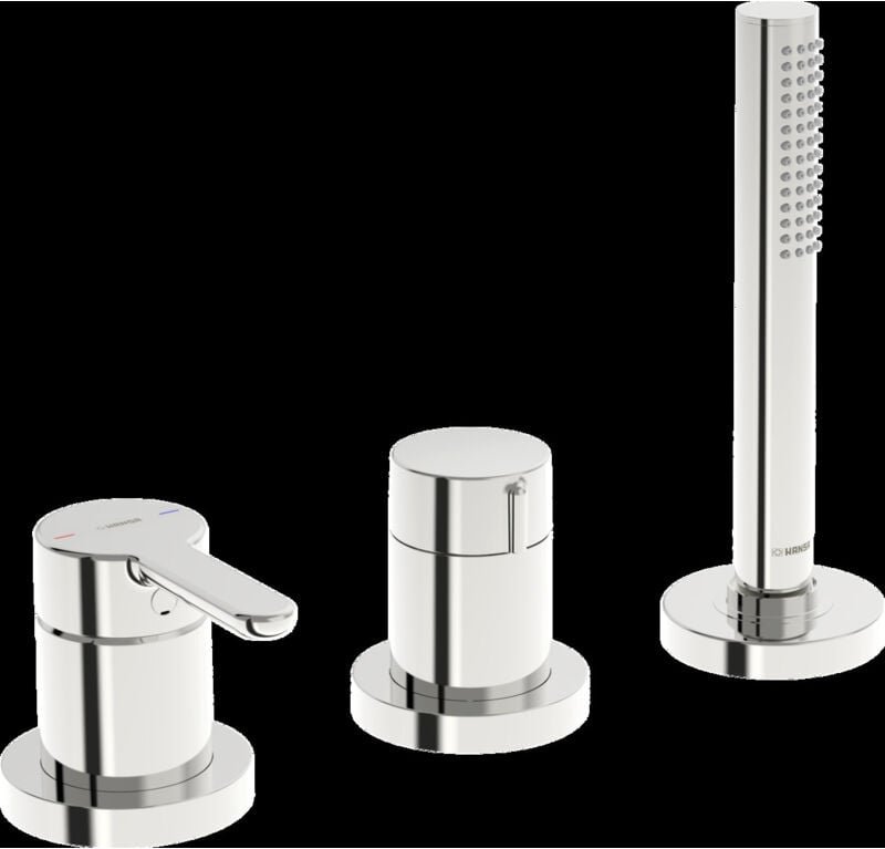 Designo Style Fertigmontageset für Wanne/Brause, - Hansa