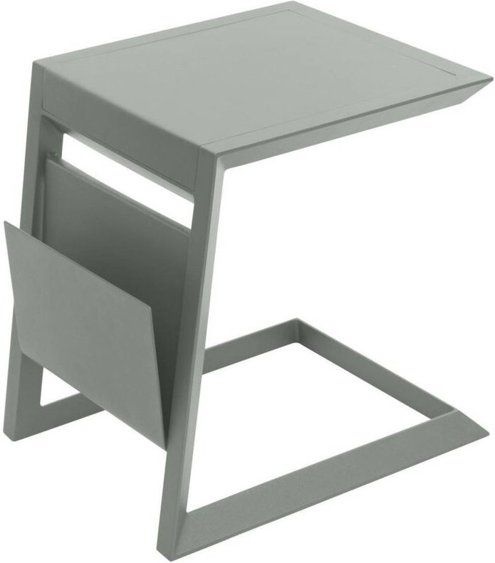 Hesperide - Quadratischer Garten-Beistelltisch Allure lorbeergrün 55 x 45 x 55cm aus Aluminium - Hespéride