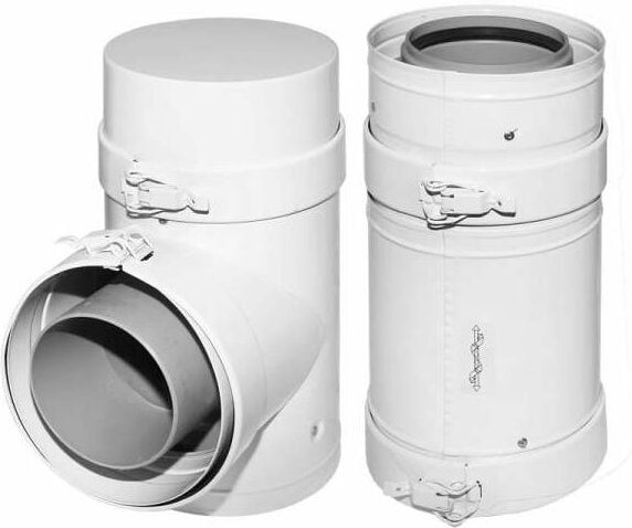 Remeha - De Dietrich PPS-Grundbausatz RUA2/1 dn 100/150, Aussenwand über Dach M82107