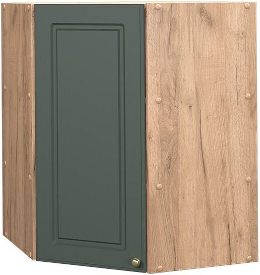 Vicco - Eckhängeschrank Fame-Line, Grün-Gold Landhaus, 57 cm