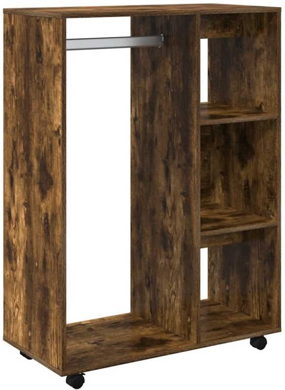 Kleiderschrank Räuchereiche 80x40x110 cm Holzwerkstoff vidaXL