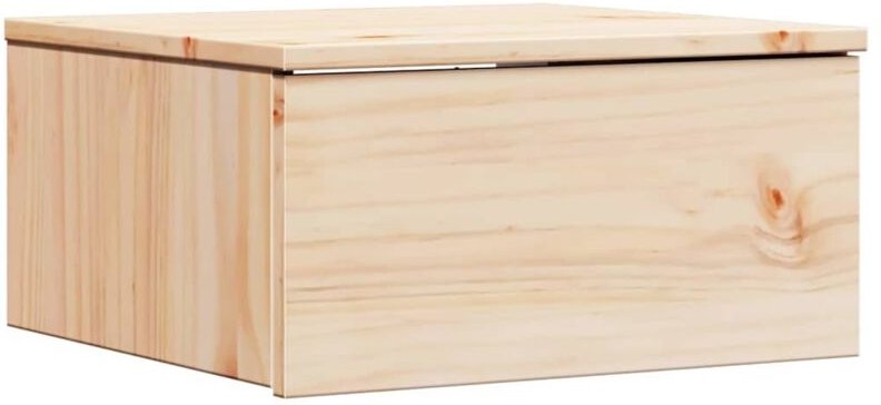 Nachttisch Braun 37 x 35 x 18,5 cm Massivholz Kiefer Vidaxl