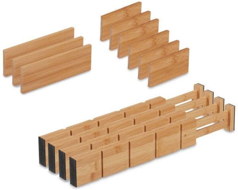 Bambus schubladenteiler set in 13 teilen 883085