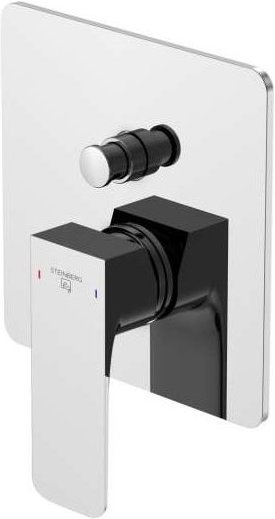 Steinberg Armaturen - Steinberg Serie 200 Fertigmontageset für Wanne/Brause-Einhebelmischbatterie,mit Umsteller 2002103