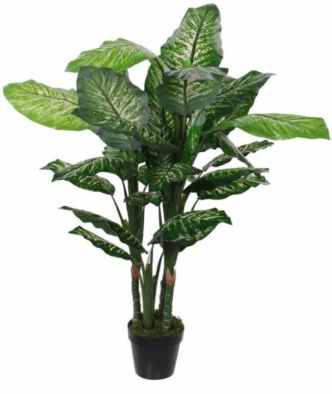 Mica Dieffenbachie im Topf grün, 100 x 75 cm Kunstpflanzen