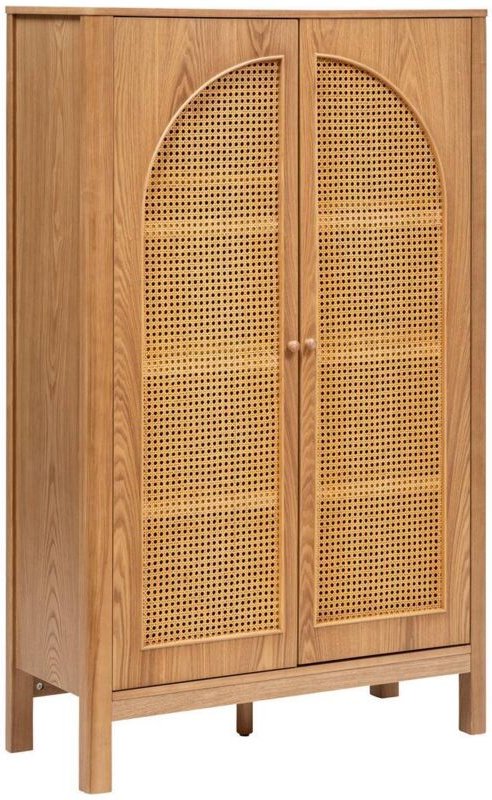 2-türiger Schrank Tiria Eschenfurnier - 92x40 cm - 2 Türen Atmosphera créateur d'intérieur