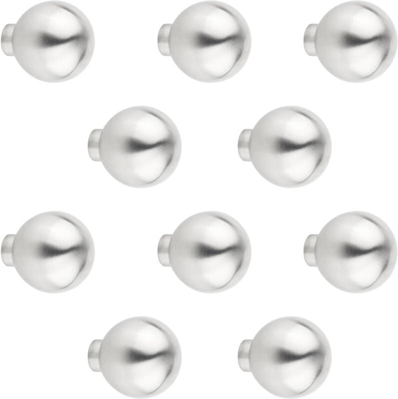Thumbnail - So-tech - 10er Pack - Möbelknopf EK08 ø 25 mm Edelstahl gebürstet Möbelknauf von sotech