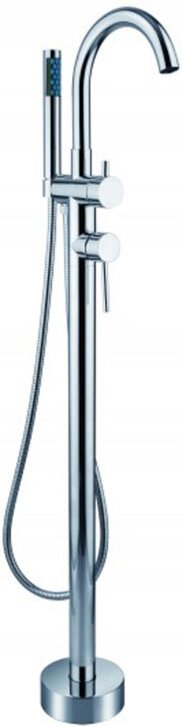 Wannenarmatur Bernstein 8028 Standarmatur freistehend rund