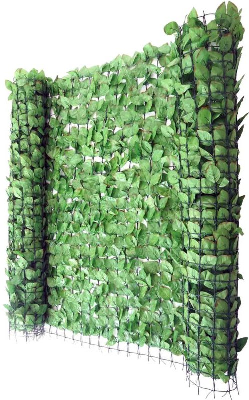 Balkonsichtschutz, Buchenhecke Sichtschutz Windschutz Verkleidung für Terrasse Zaun 500x150cm hell