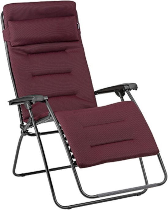 Lafuma Mobilier - Relax rsx Clip xl , Air Comfort bordeaux Air Comfort bordeaux / Stahl titane