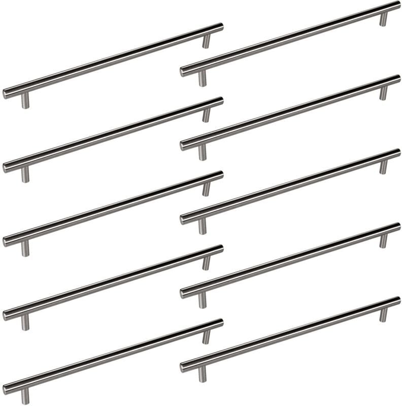 Stangengriff/ Relinggriff G10 ba 320 mm Edelstahl gebürstet, 10 Stück