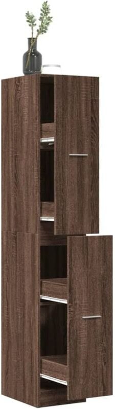 Apothekerschrank Eichen-Optik 30x41x174,5 cm Holzwerkstoff - Vidaxl