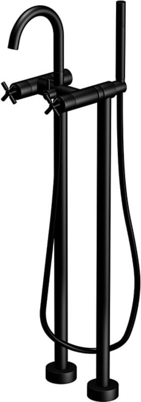 Steinberg Armaturen - Steinberg 250 - Freistehende Wannenarmatur, schwarz matt 250 1162 s