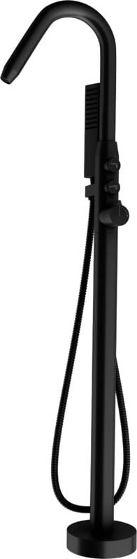 Standarmatur Bernstein NT7752 freistehende Wannenarmatur Schwarz