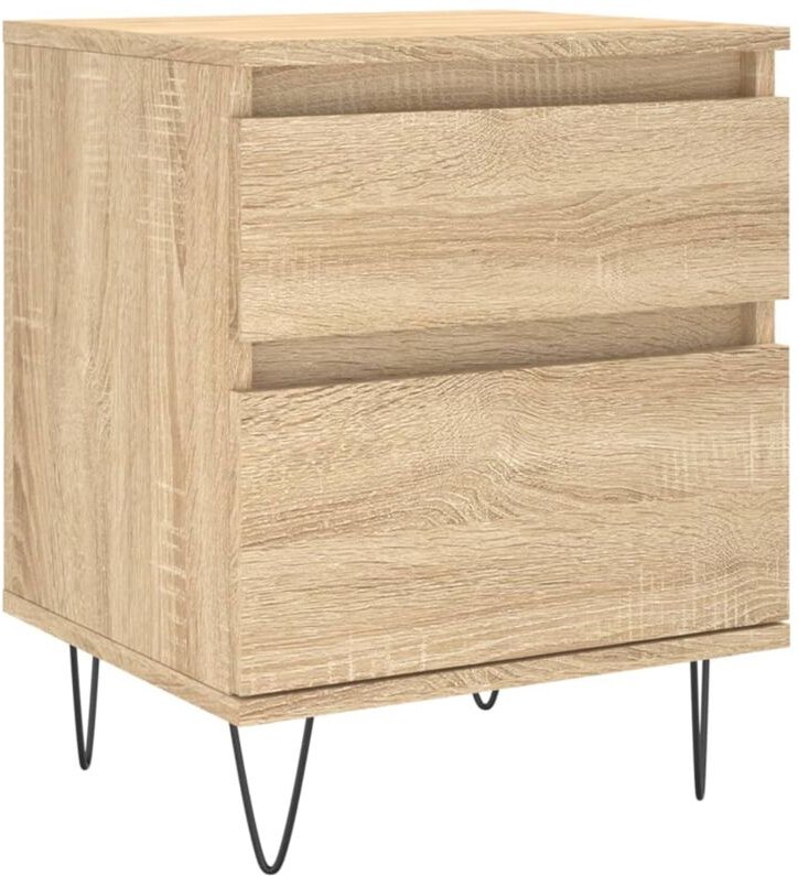 Nachttisch Sonoma-Eiche 40x35x50 cm Holzwerkstoff Vidaxl