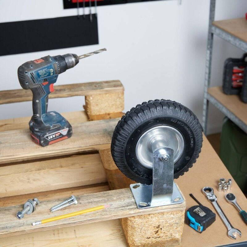 Pneumatische lenkrolle 360 drehbar schwerlast