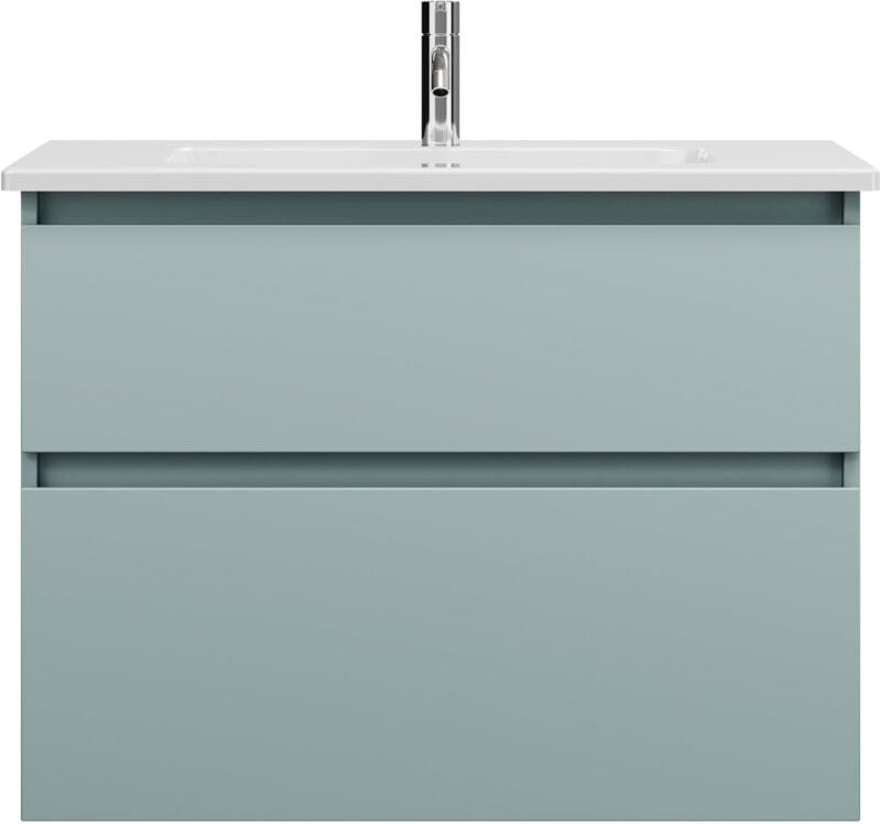 Lin20 Keramik-Waschtisch Weiß Glänzend inklusive - Burgbad