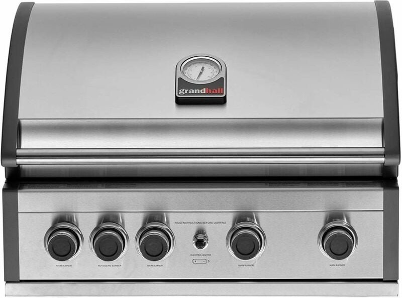 Grandahall Pro Elite G4 Einbau Gas Grill bbq Edelstahl 4 Brenner 14 kw