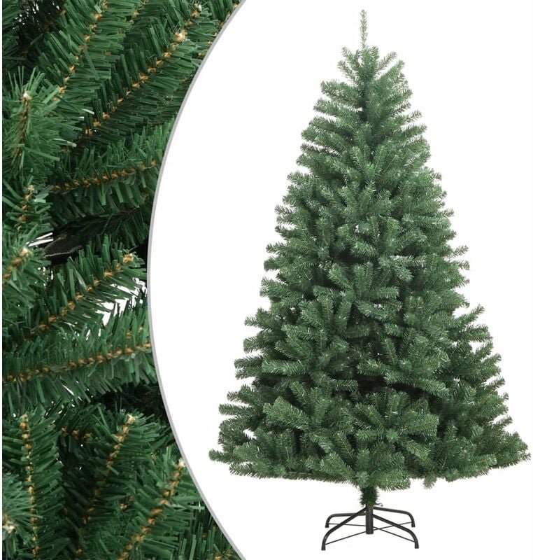 Künstlicher Weihnachtsbaum Klappbar mit Ständer Grün 180 cm vidaXL