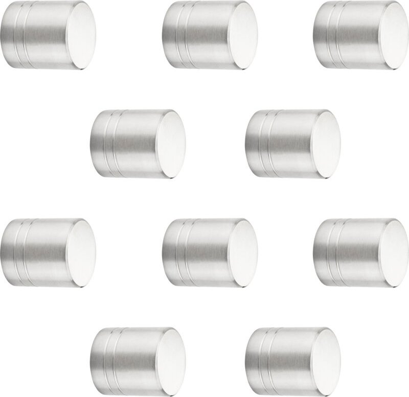 Thumbnail - 10er Pack - Möbelknopf EK06 Ø 30 mm Edelstahl gebürstet Möbelknauf von SOTECH