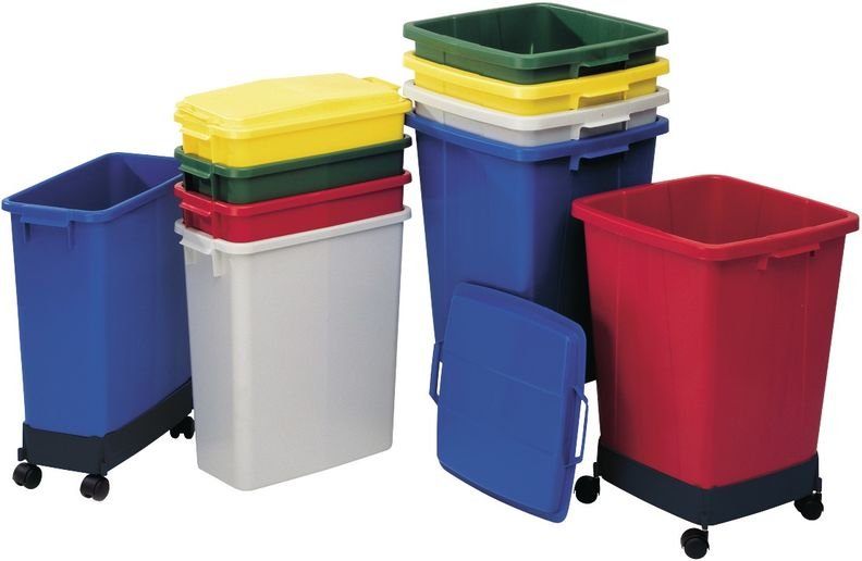 Graf Mehrzweck-Behälter eckig 60 Liter gelb