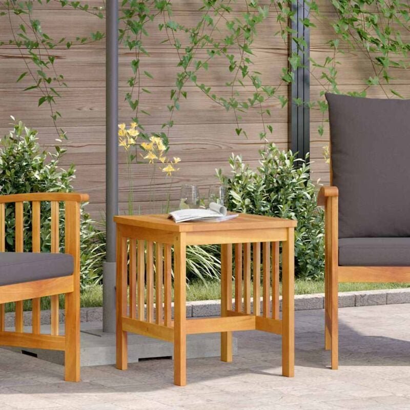 Vidaxl - Garten-Beistelltisch Braun 45x45x50 cm Massivholz Akazie