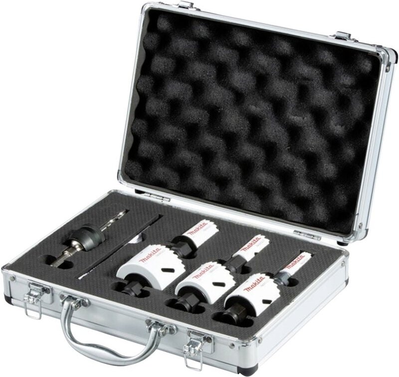 Ezychange BiM Lochsägen Set Elektriker 7-teilig 16-51mm im Koffer E-12310 - Makita