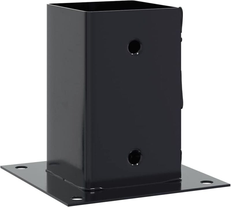 Vidaxl - Pfostenträger Quadrat 12 Stk. 91x91mm Pulverbeschichteter Stahl