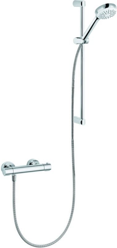 KLUDI LOGO Shower-Duo 1S Wandstange 600mm chrom