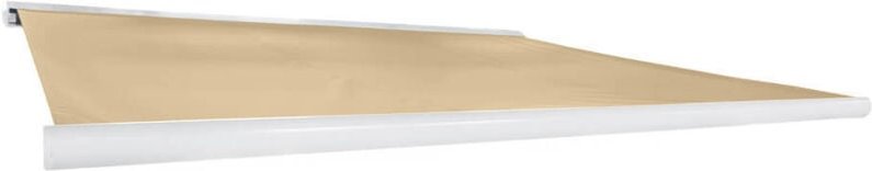 HOME DELUXE - LED Vollkassettenmarkise elektrisch ELOS Farbe: Sandfarben, Größe: 350 x 250 cm Markise Vollkassettenmarki...