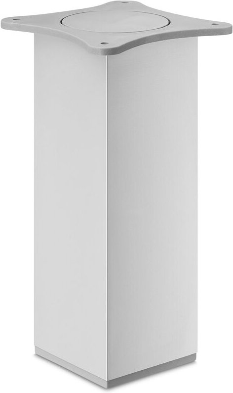 So-tech - 4er Pack - Möbelfuß quebec ii 65 x 65 mm Höhe 200 mm Silberoptik eloxiert