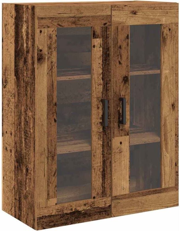 Wandmontierter Schrank Altholz 69.5 x 34 x 90 cm Holzwerkstoff Vidaxl