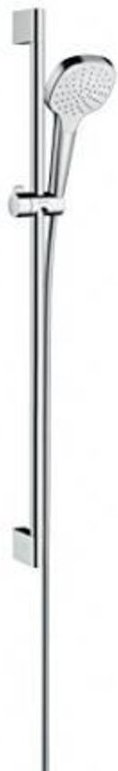 Hansgrohe - Croma Select e - Brausegarnitur 1jet 0,90 m, weiß / verchromt 26594400