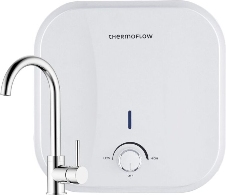 Boiler Warmwasserspeicher 10 L Untertisch steckerfertig mit Armatur Thermoflow