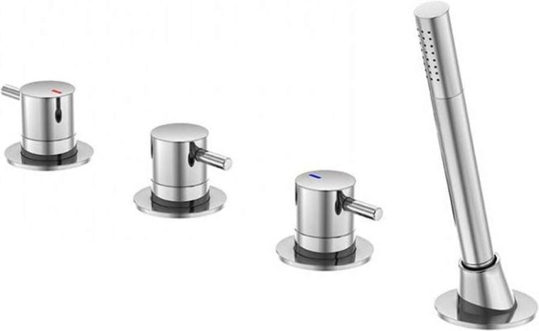 Steinberg 100 - Wannenrandarmatur, 4-Loch Montage, verchromt 100 2480