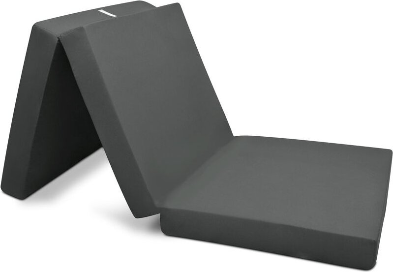 Campix Klappmatratze Anthrazit, 190x60x7 cm - Beautissu