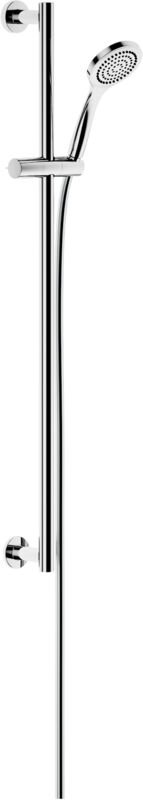 Keuco - ixmo Brause-Set, Wandstange 855 mm, Rosetten rund,