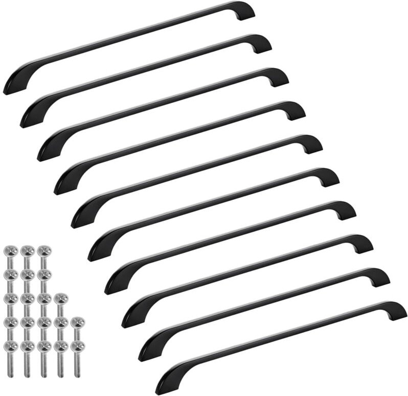 Sotech Möbelgriff Bügelgriff Blackline xiii schwarz matt Schubladengriff Schrankgriff inkl. Schrauben - Bohrlochabstand ...