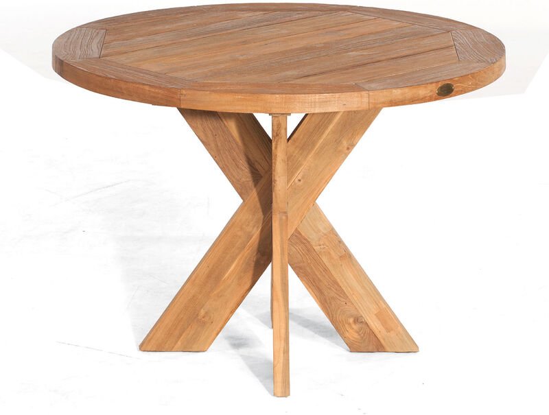 Sonnenpartner Quantum Gartentisch Esstisch Holztisch Rund Teakholz Ø 120 cm