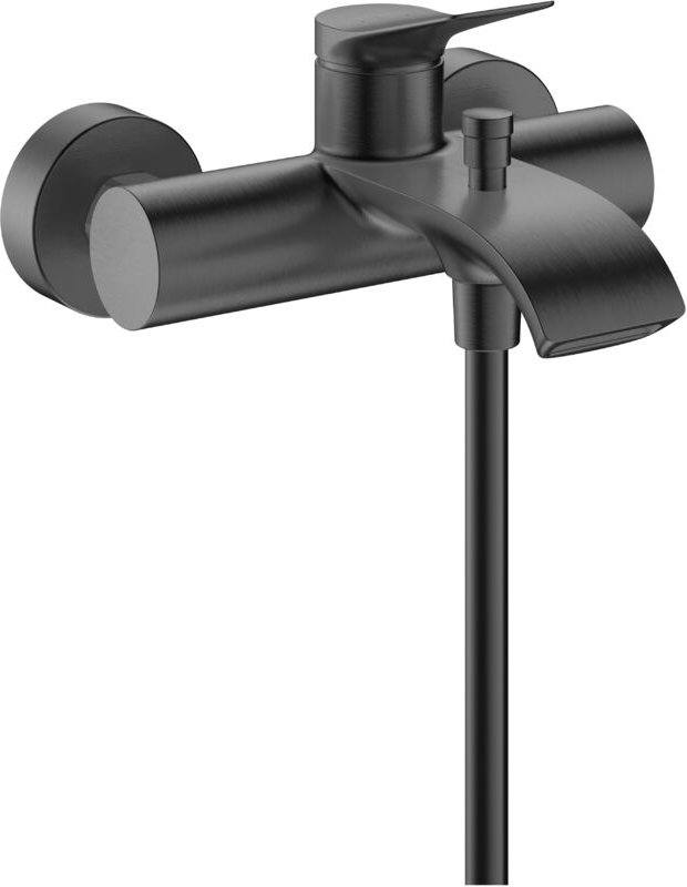 Hansgrohe Vivenis - Wannenmischer, Chrom schwarz gebürstet 75423340