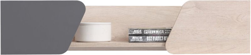 Wandboard in Eiche mit anthrazit DIAMANTE-133