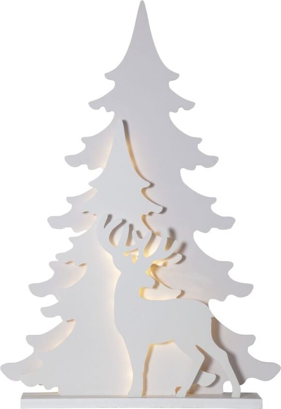Star Trading - LED-Fensterleuchter 'Grandy', Rentier vor Tannen