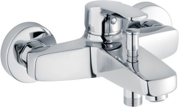 Heinrich Schulte - Alpha 320 Wannenarmatur Unterputz Einhebelmischer ohne Brausegarnitur 1/2 Zoll Badarmatur für Badewan...