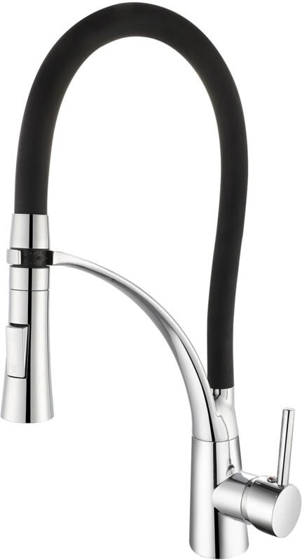 Küchenarmatur K2O Splash 25x8x43cm Einhebelmischer mit 360° dreh- und ausziehbarem Auslauf, 2-Funktions-Wasser und Lufts...