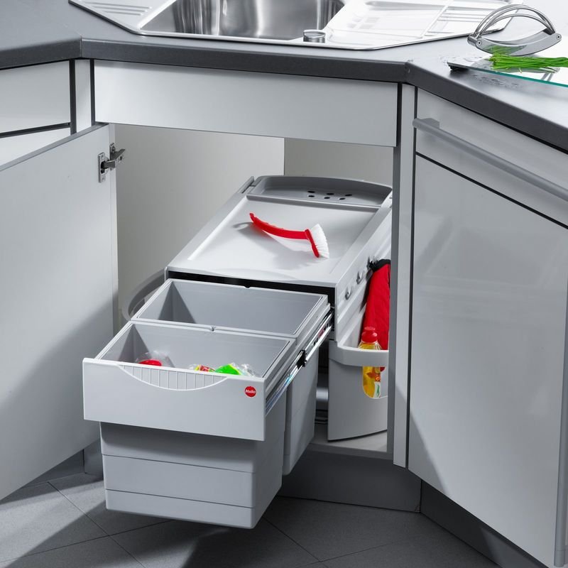 Hailo - Abfallsammler Rondo 18 L/18 L/Multifunktionseimer 12 l 3645121