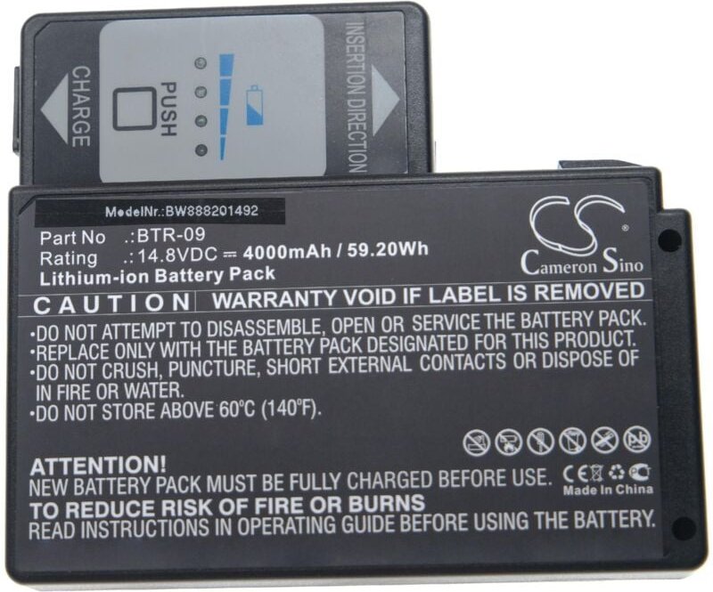 Akku kompatibel mit Fujikura FSM-602S, FSM-601S, FSM-702R, FSM-70R, FSM-61S, FSM-62S, FSM-70S Spleissgerät (4000mAh, 14,...