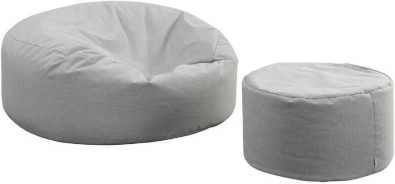 HOME DELUXE XXL Outdoor Sitzsack CLOUD - Anthrazit Gartensitzsack Outdoor-Beanbag Sitzkissen Loungesack wetterfester Sit...